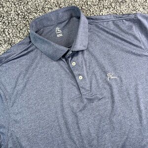 Rhoback Men’s Size XXL Polo Shirt Blue Golf